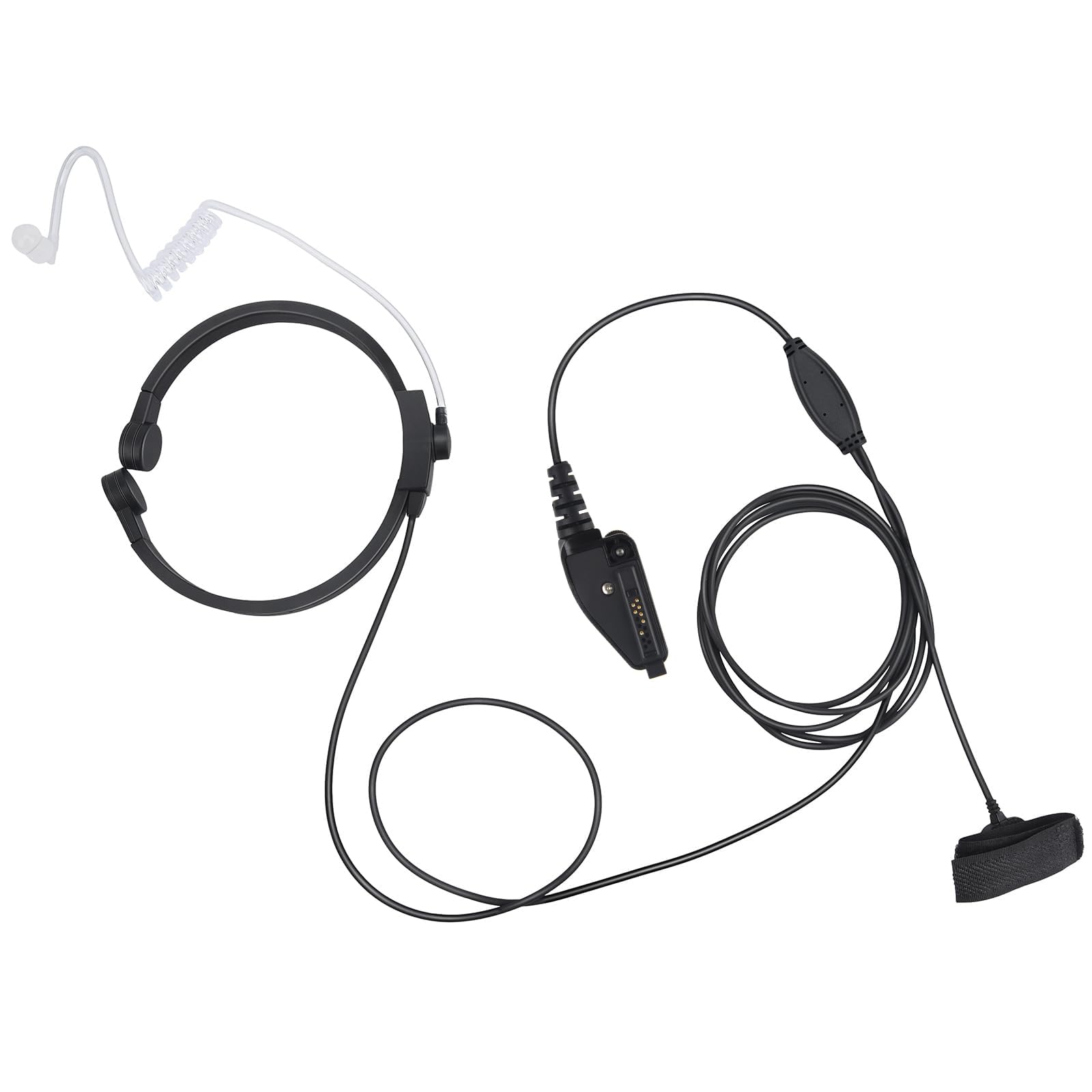 Amazon.com: Renastar 2-Way Radio Throat Mic Headset Walkie Talkie