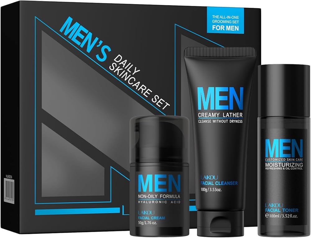 Amazon.com : LAIKOU Men's Skin Care Set, Gifts for Men, Skincare