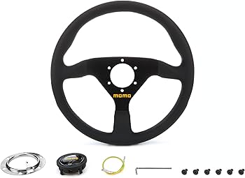 Amazon | MOMO Motorsport MOD.78 レザーレーシングハンドル – 320mm