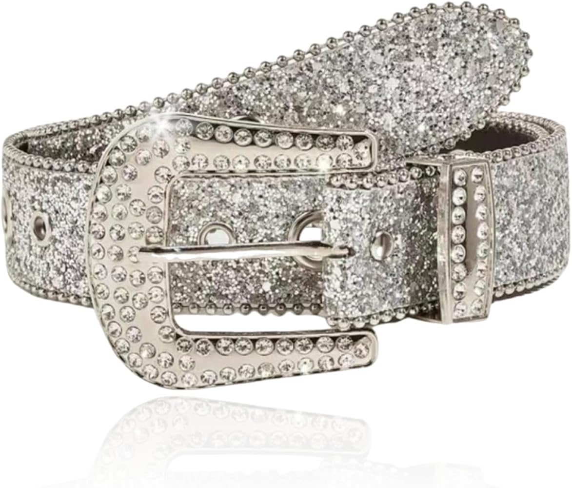 Amazon | [Lamerry] ブリンブリンベルト キラキラ スタッズ ベルト y2k