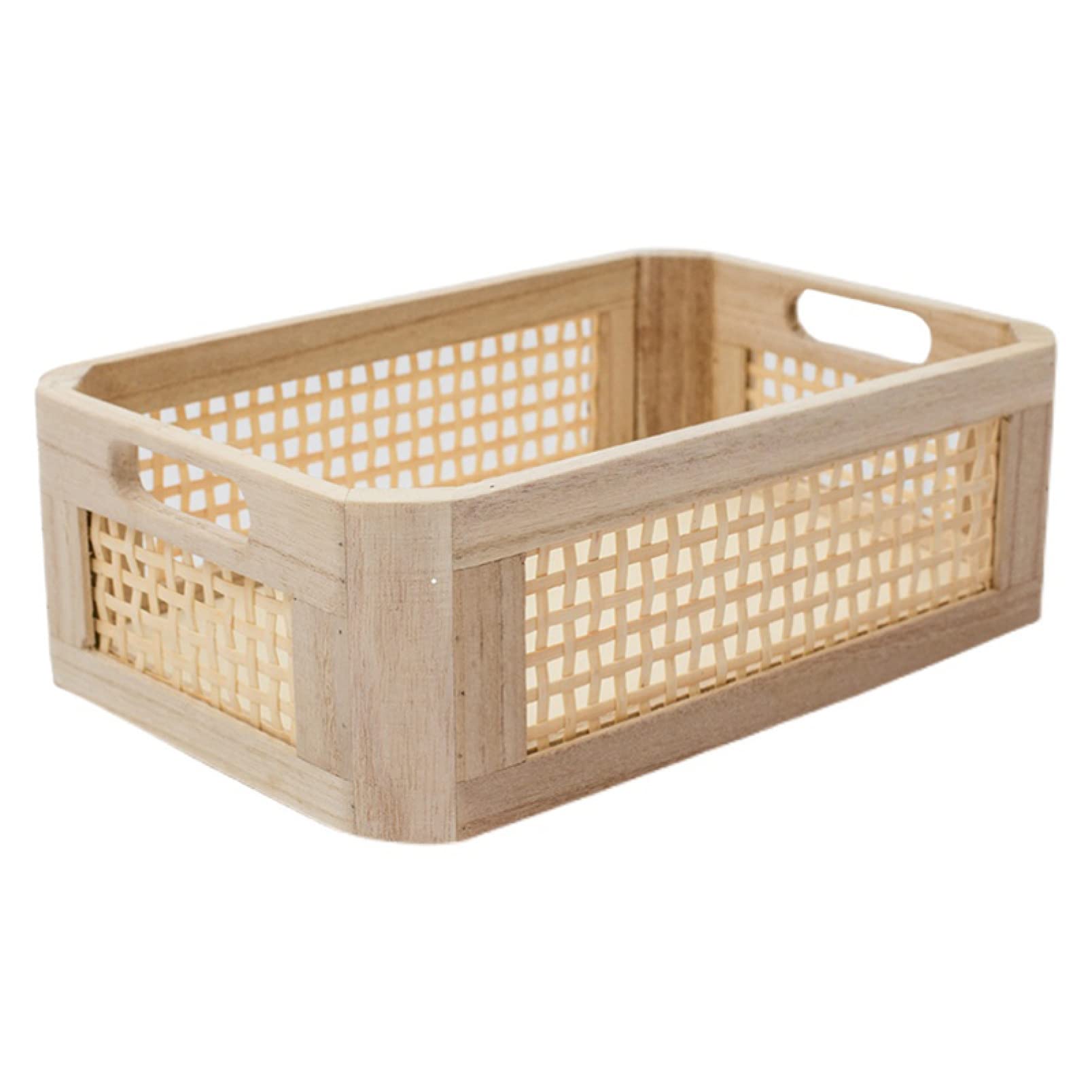 Amazon.co.jp: MJKQ9 収納ボックス 木製 30*20*10cm 収納カゴ 収納かご