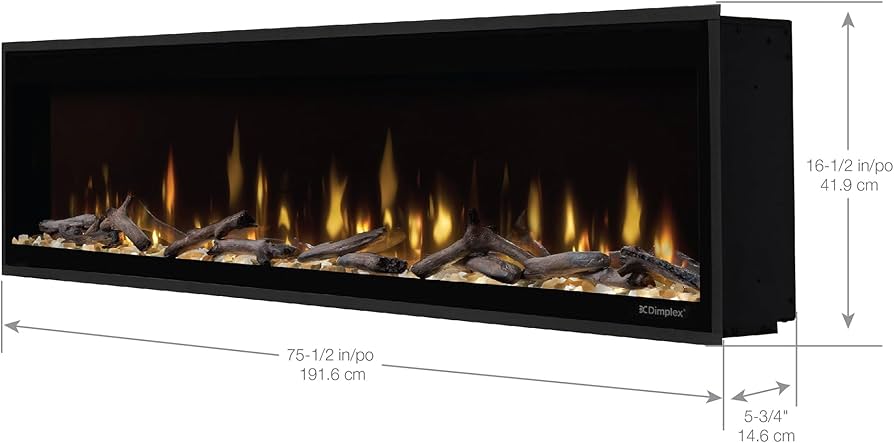 Amazon.com: Dimplex Ignite Evolve 74 Inch Built-in Linear Electric