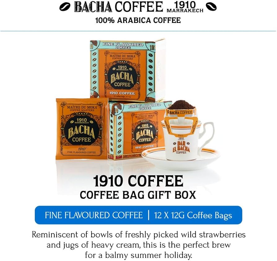 Amazon.com : Bacha Coffee | 1910 Fine Flavoured, Medium Roast, 100