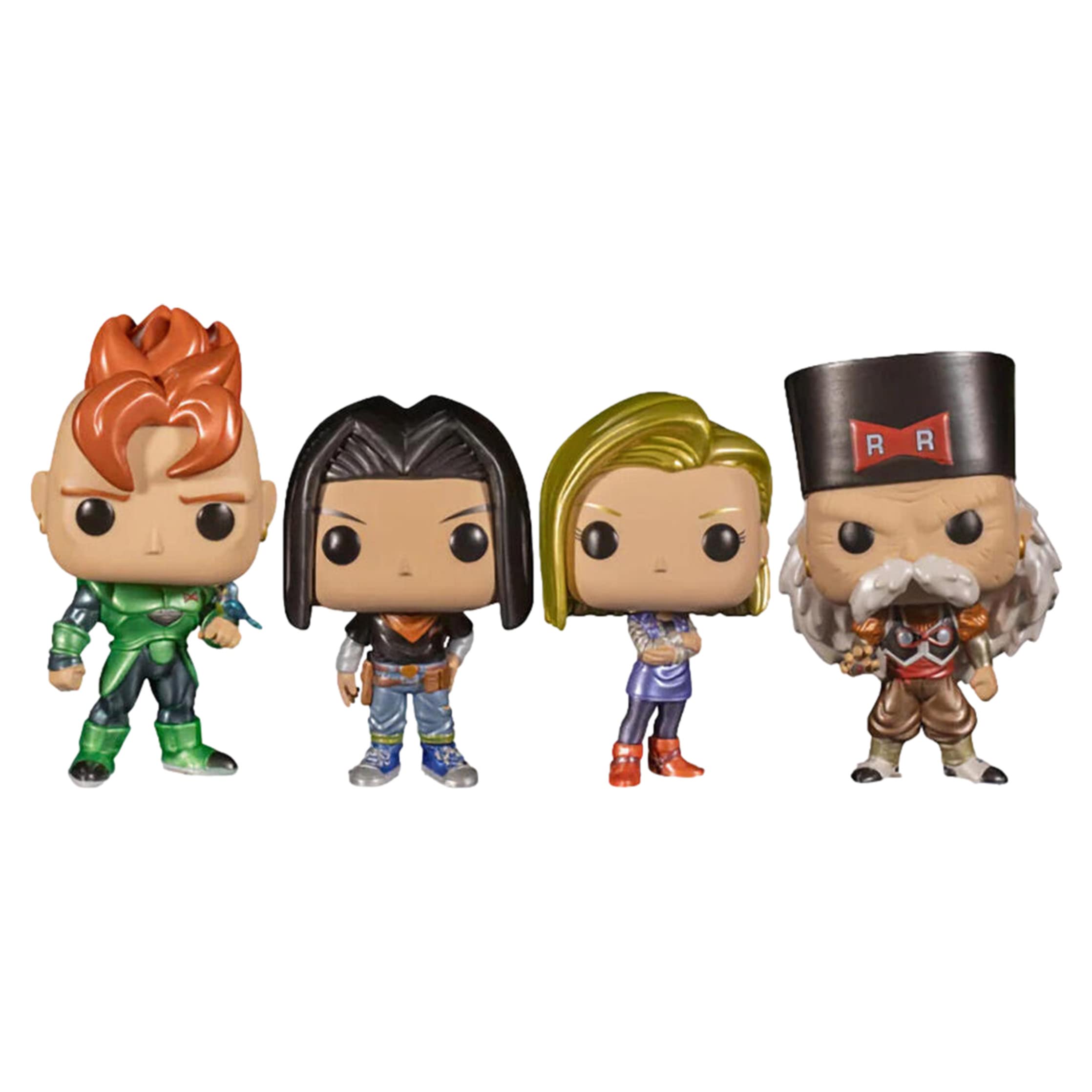 Amazon.com: Funko Pop! Animation: Dragon Ball Z - Android 16-4PK