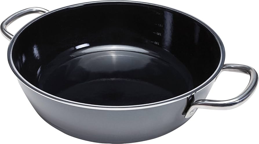 Amazon｜シリット(Silit) 両手鍋 シチューパン ブラック 28cm