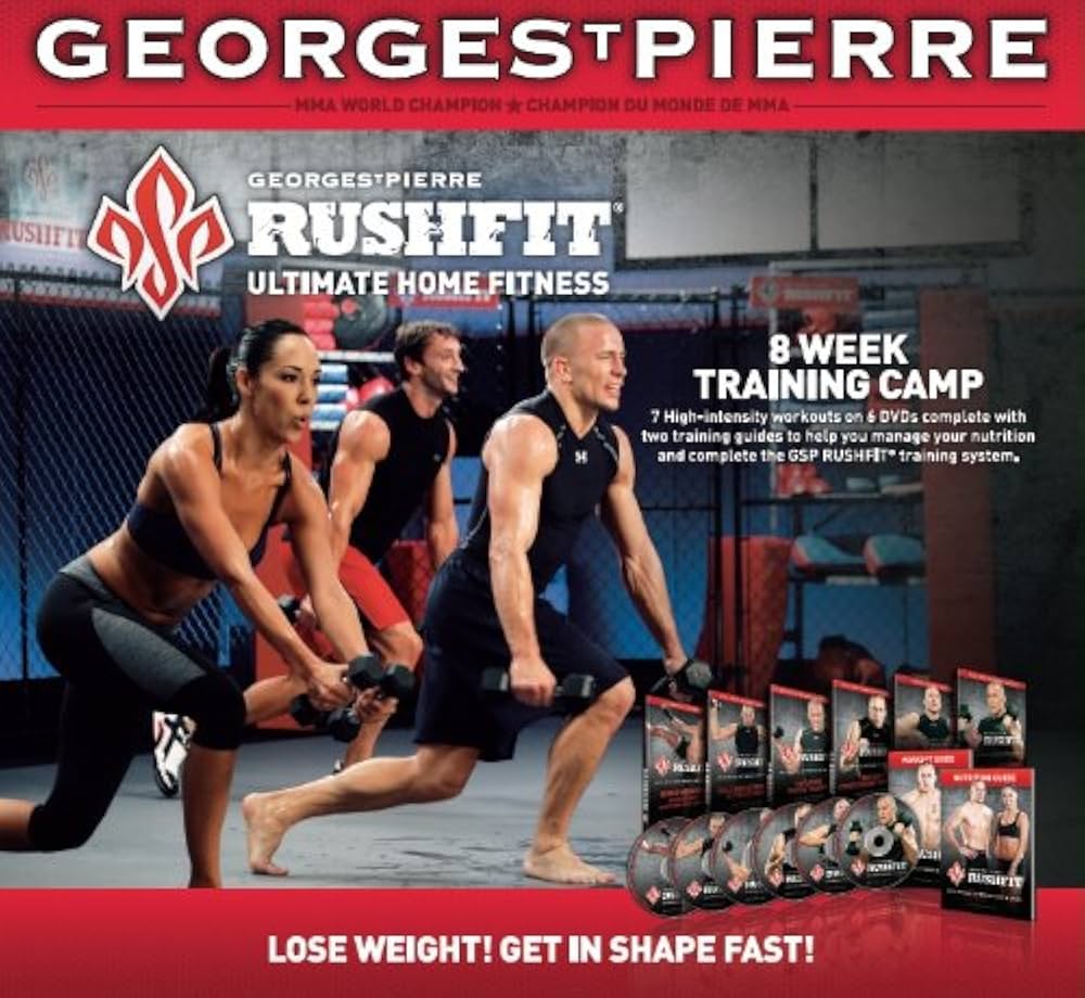 Rushfit es St-Pierre 8週間 ホームトレーニング Rushfit es St-Pierre