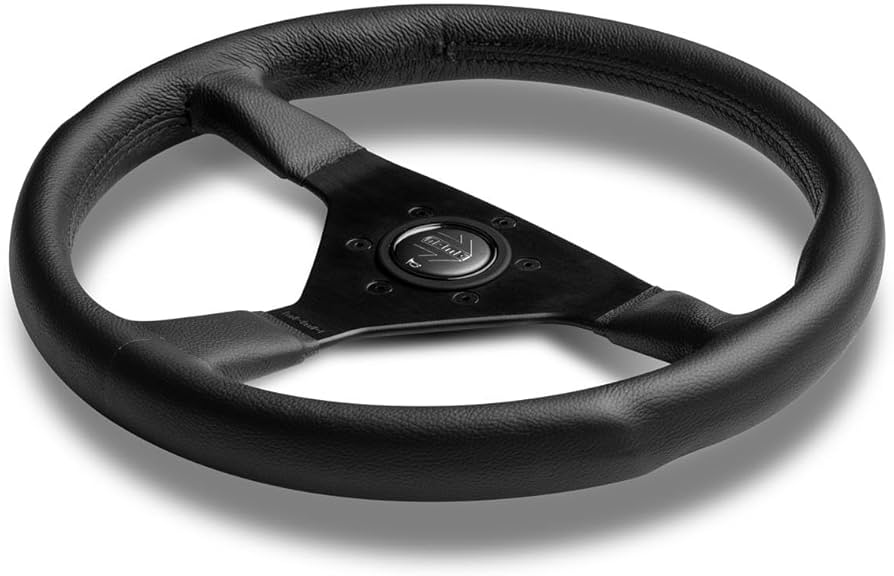 モモ モンテカルロ 美品 ステアリング 35Φ ホーンボタン付 希少 14年製