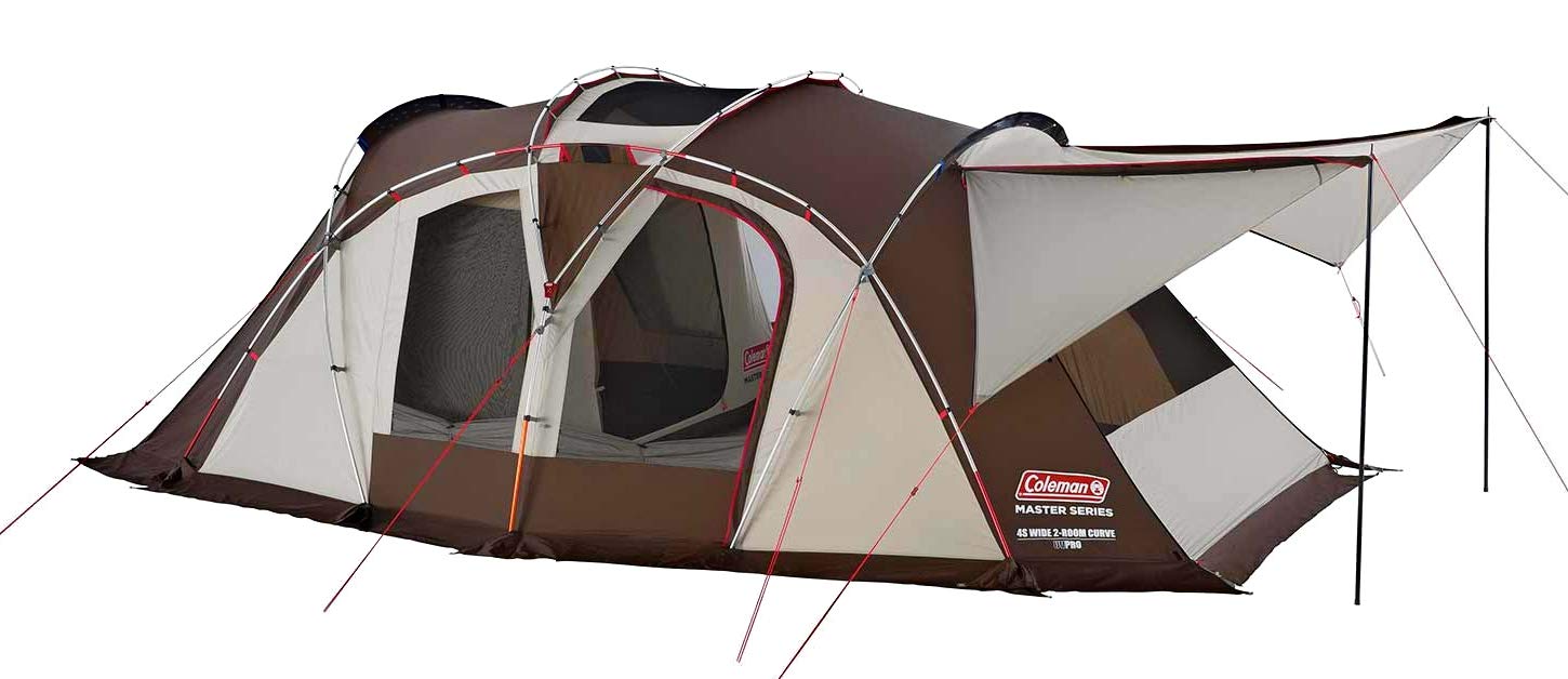 美品】Coleman 4S Wide 2 Room Curve テント 4Sワイド2ルームカーブ
