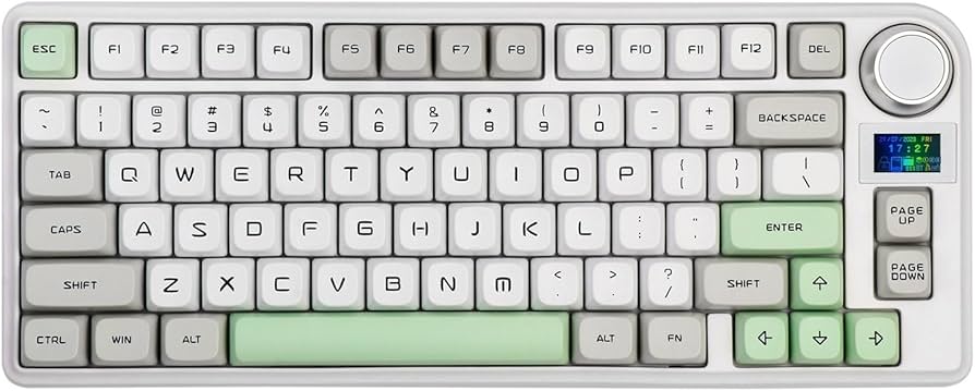 EPOMAKER TH80-X Gasket Mechanical Keyboard, 75% Layout Triple Mode