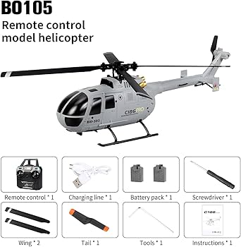 Amazon.com: C186 Remote Control Helicopter for Adults 14y+