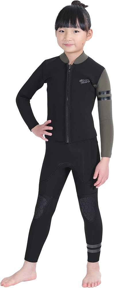 Amazon | FELLOW ウェットスーツ キッズ ロングジョン タッパー セット