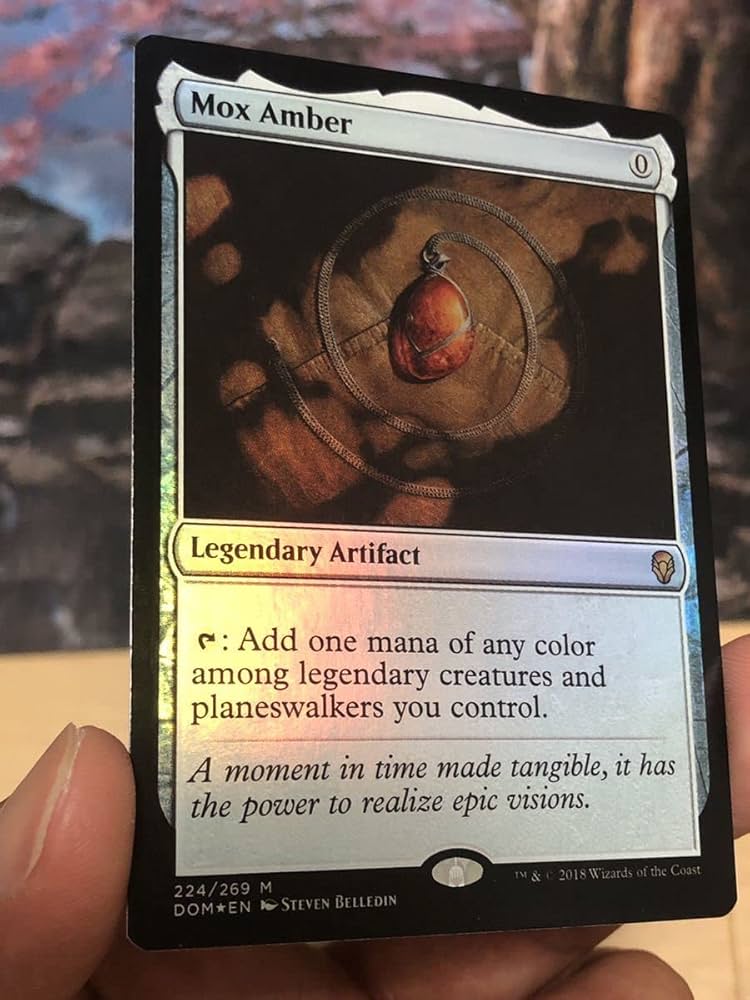 MTG モックス・アンバー 日本語版 mtg モックス アンバー foil日本語