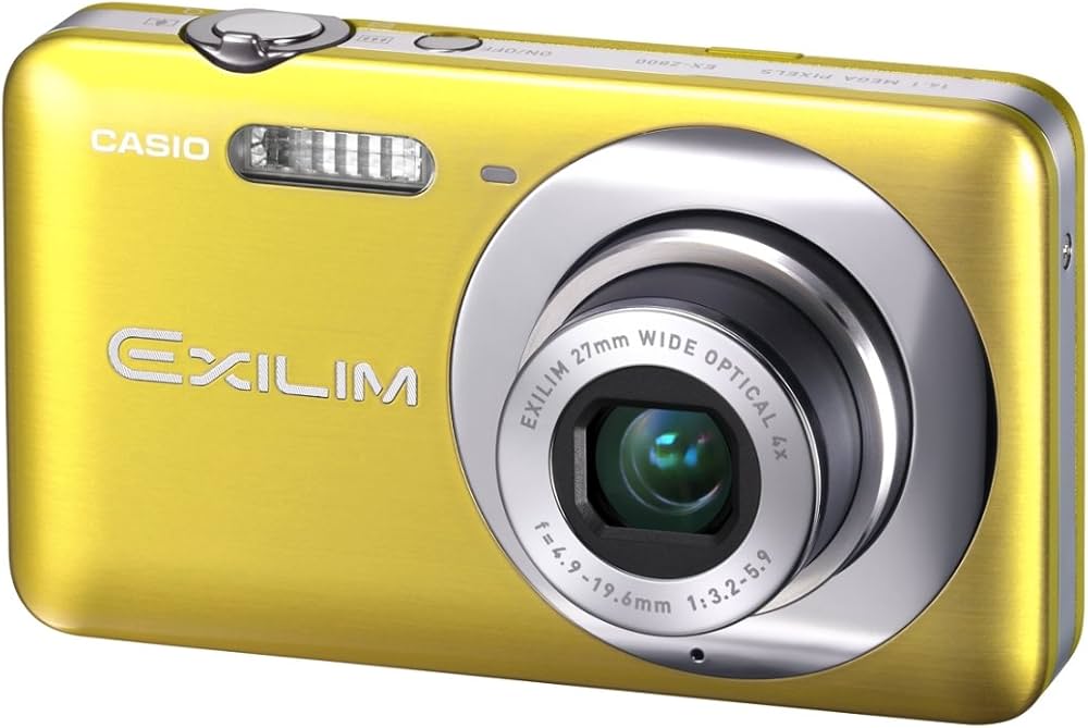 Amazon | CASIO デジタルカメラ EXILIM 1410万画素 4倍 レモンイエロー