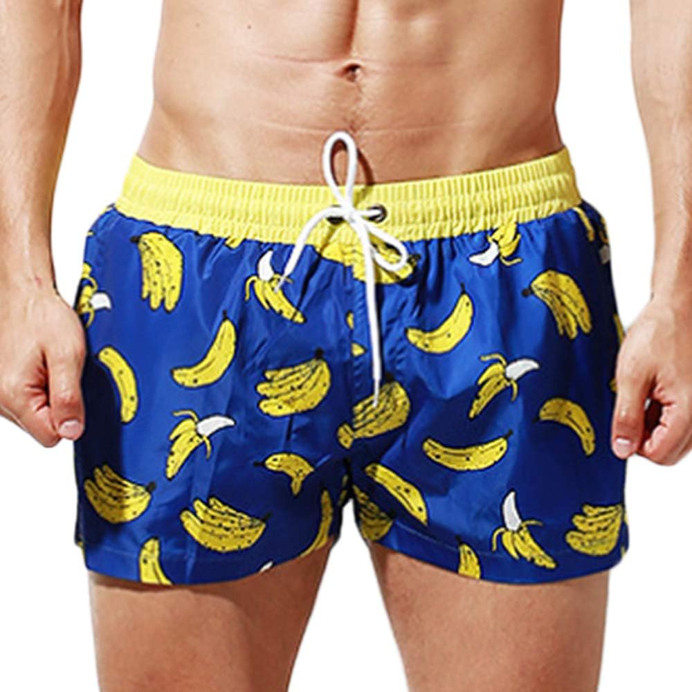 Amazon.co.jp: [ジーティーライン] バナナ柄 メンズ水着 ショート