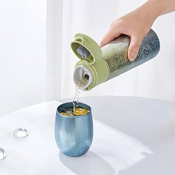 Amazon | TAIC チタン真空ボトル と ストレーナー 420ml オシャレ
