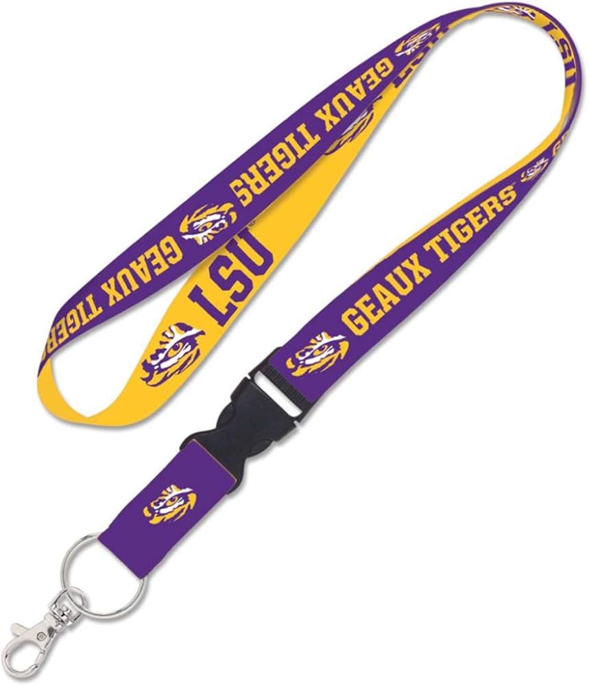 Amazon.com: LSU Tigers Louisiana State Tigers Lanyard with