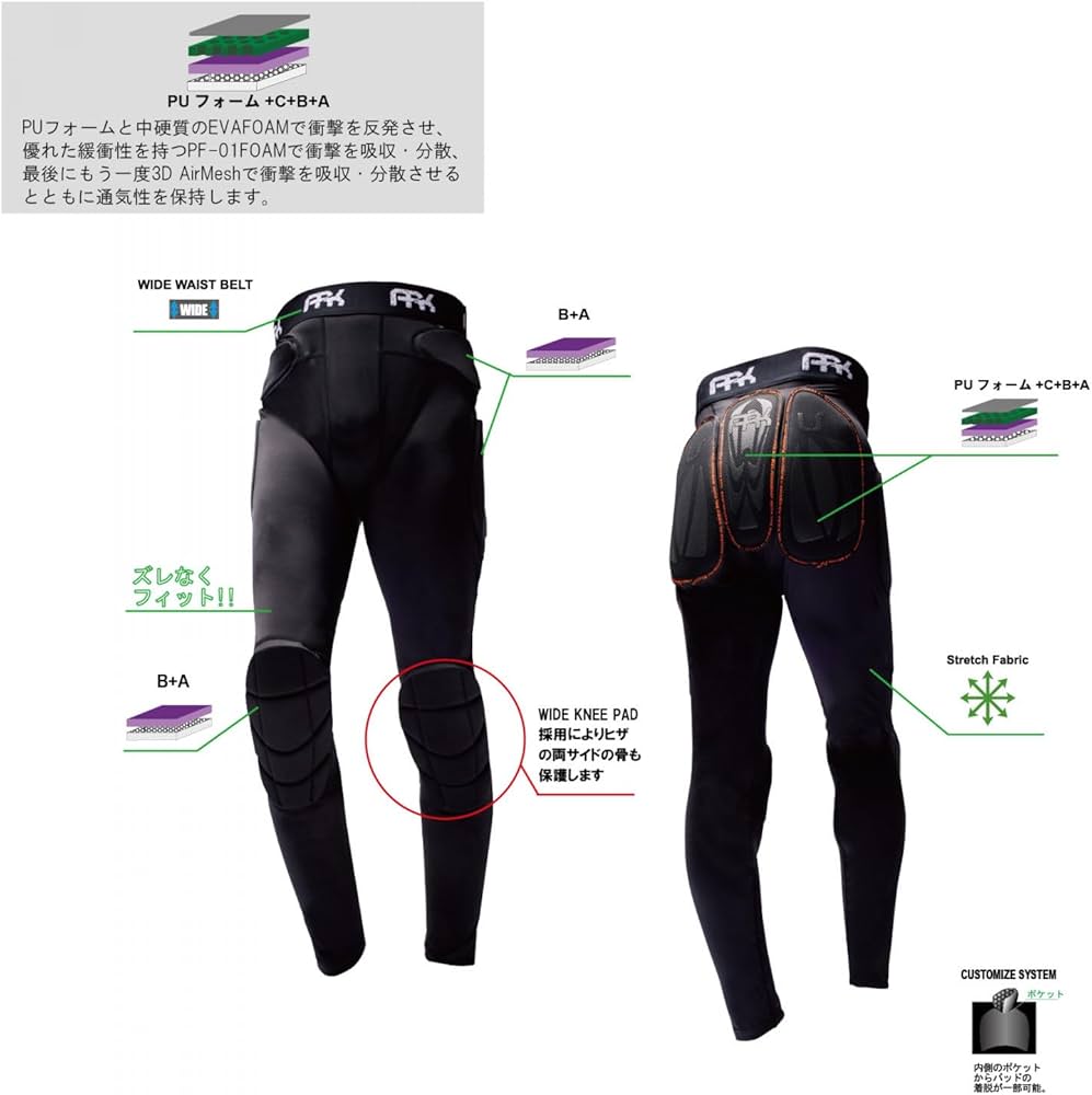 Amazon | A.R.K エーアールケー ARK LS HIP PROTECTOR メンズ 尻 ケツ