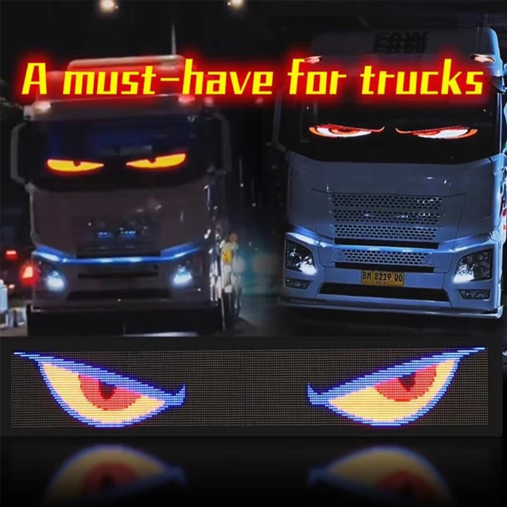 Amazon.co.jp: トラック用デビルアイライト、車の窓用大型ダイナミック