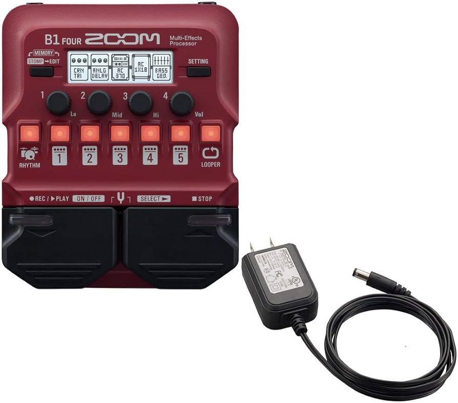 Amazon | ZOOM B1 FOUR Multi-Effects Processor 純正アダプターセット