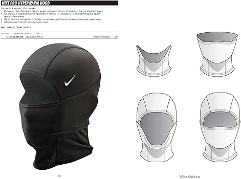 Amazon.co.jp: Nike PRO Hyperwarm Hydropull Hood Balaclava - Unisex
