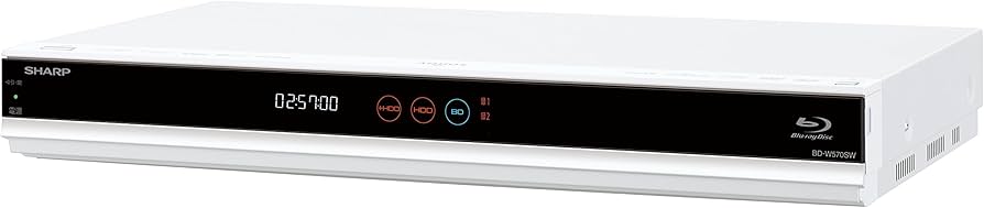Amazon.co.jp: Sharp Aquos BD-W570SW 500GB 2 Tuner Blu-ray Recorder