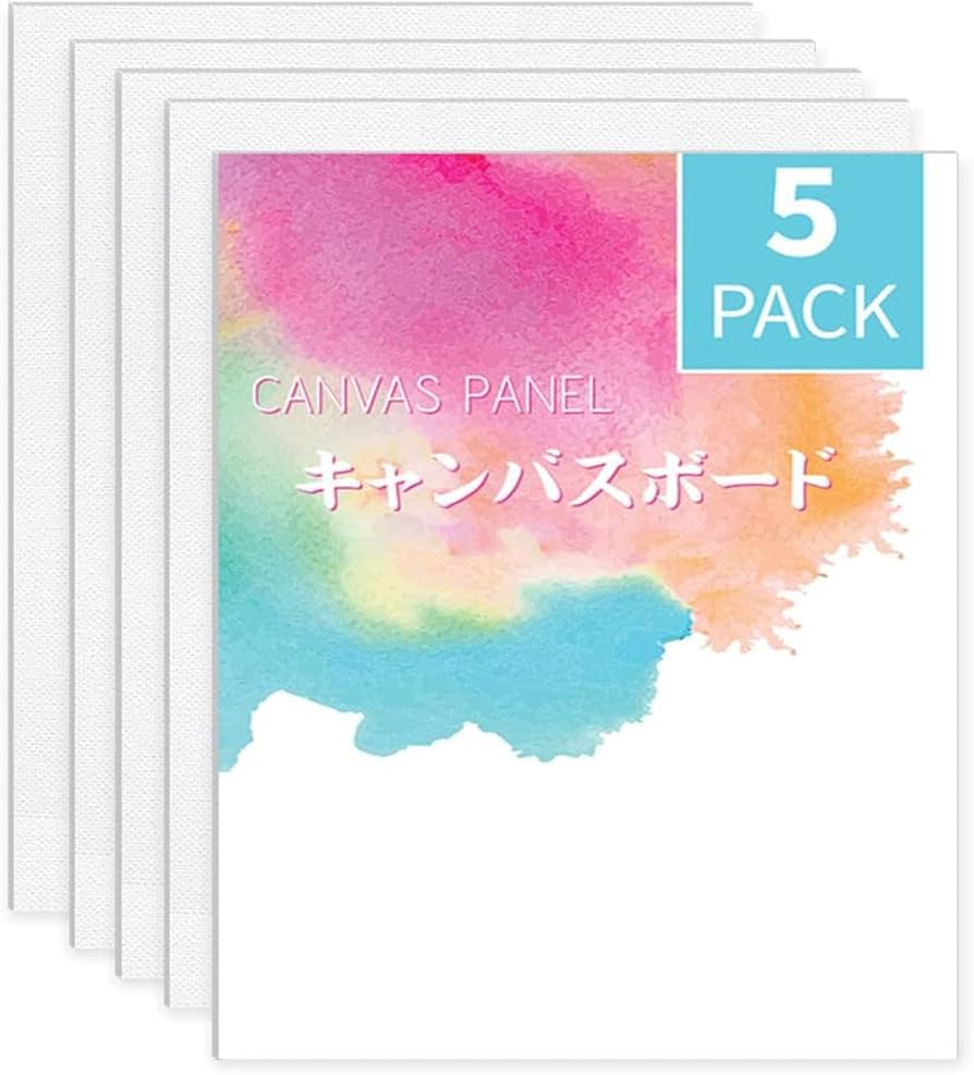 Amazon | キャンバスボード A1-5枚/セット ボールドキャンバス 12.7x17