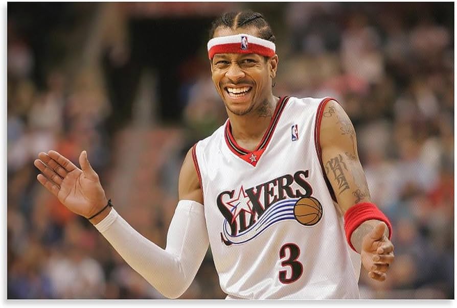 Amazon.co.jp: NBA アレン・アイバーソン (59) キャンバスウォール