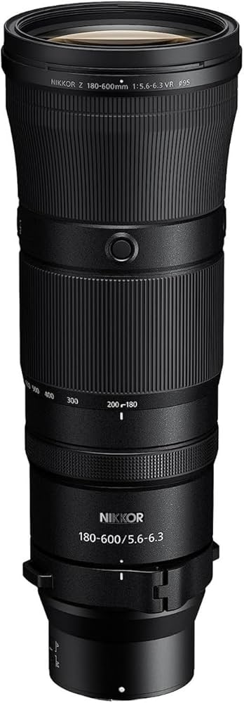 Amazon.com : Nikon NIKKOR Z 180-600mm f/5.6-6.3 VR, 1 Count (Pack
