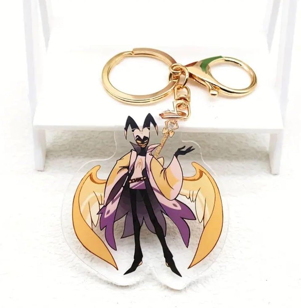 Amazon.co.jp: ハズビンホテル Hazbin Hotel キーホルダー アダム 6cm