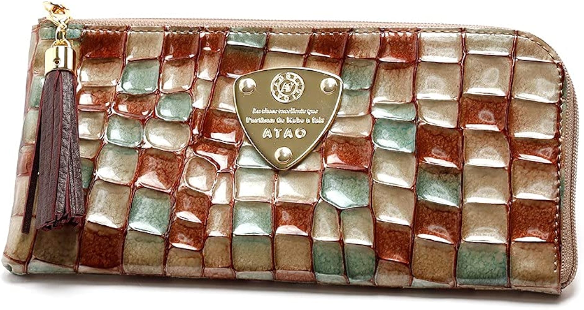 ATAO 長財布 limo(リモ)ヴィトロ/アドリアエメラルド limo(リモ