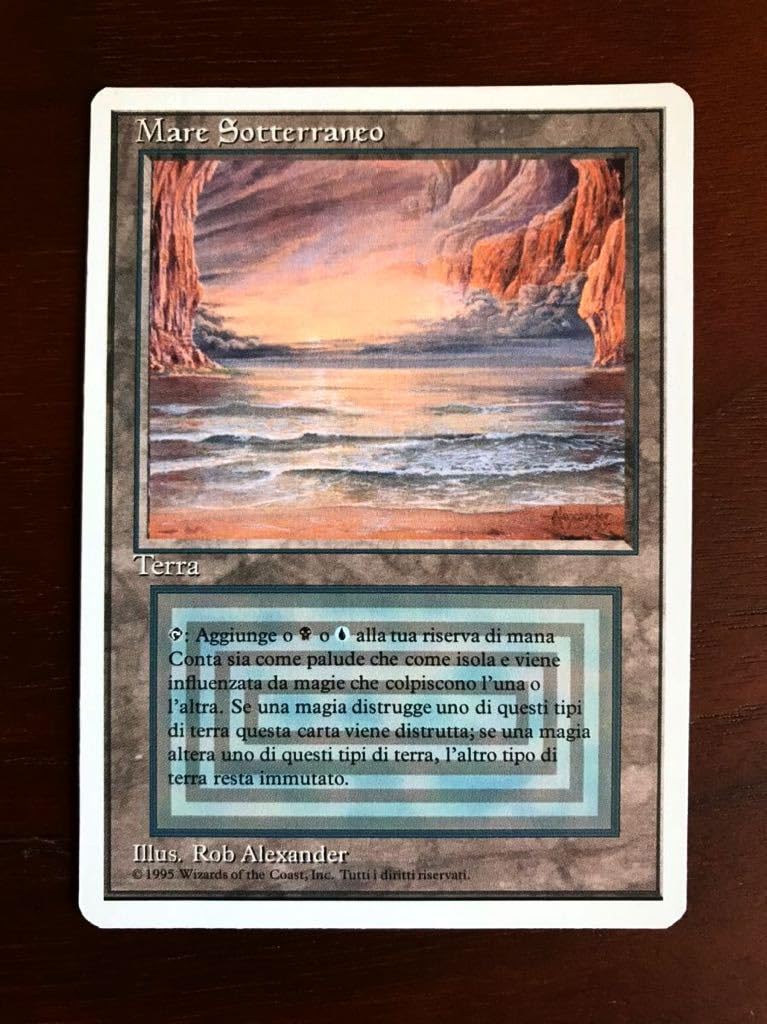 MTG MTG Underground Sea リバイズド 3rd デュアルランド 英語版 PLD