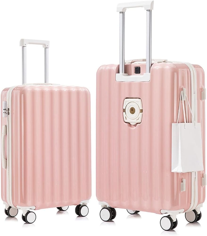 Amazon | [Sakunaca] スーツケース 親子セット ピンク おしゃれ カップ