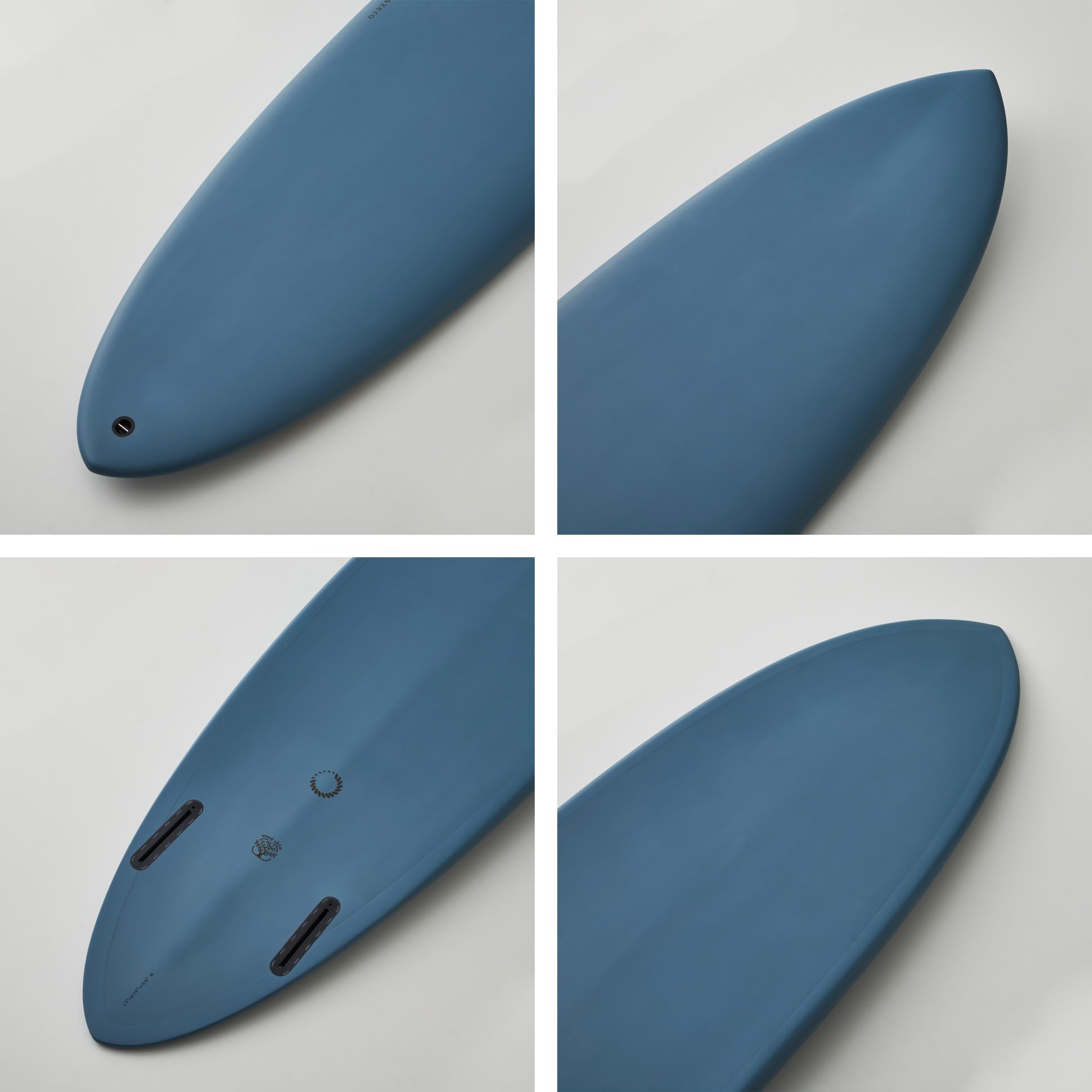 Amazon | nanazero WOOD SKIN サーフボード MID02 ツインピン 6'8