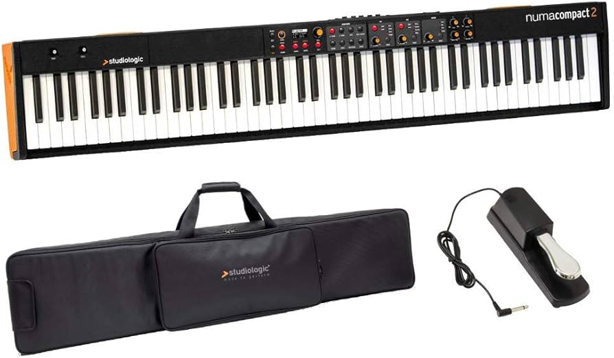 Amazon | studiologic Numa Compact 2 純正ケース&ダンパーペダル