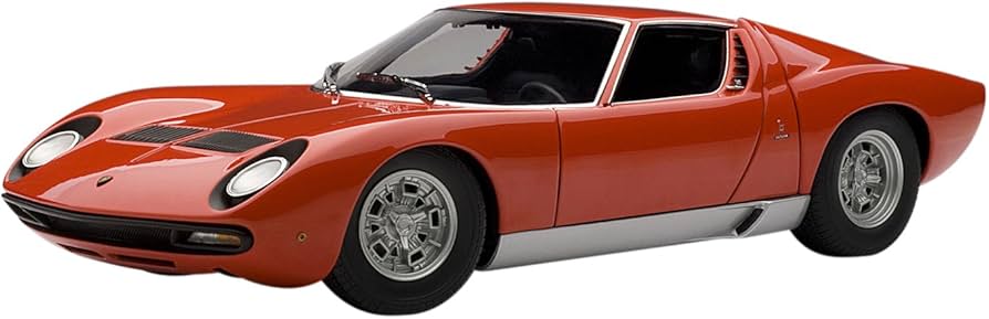 Amazon | AUTOart 1/18 ランボルギーニ ミウラ SV (レッド・シルバー