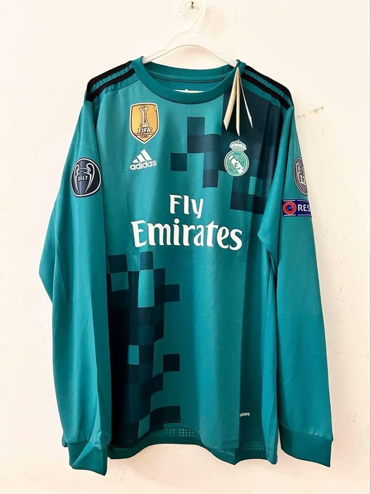 17-18 Ronaldo 背番号7 レアル・マドリード シャツ 長袖 レアル
