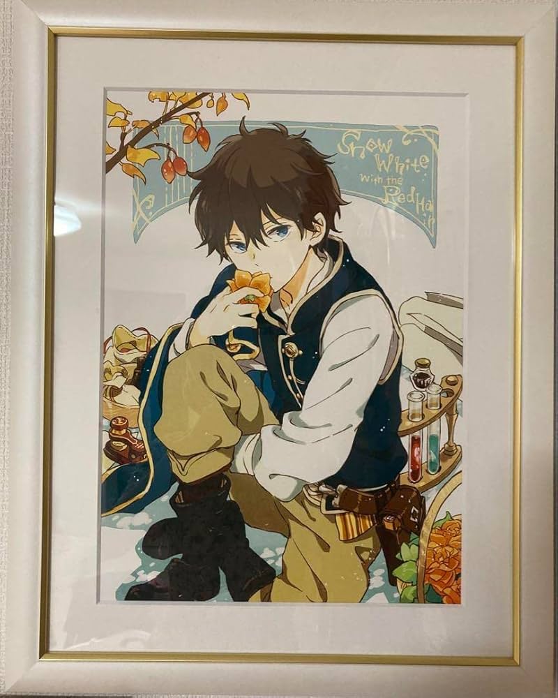 Amazon.co.jp: 赤髪の白雪姫 プレミアム複製原画 カフェ受注生産限定