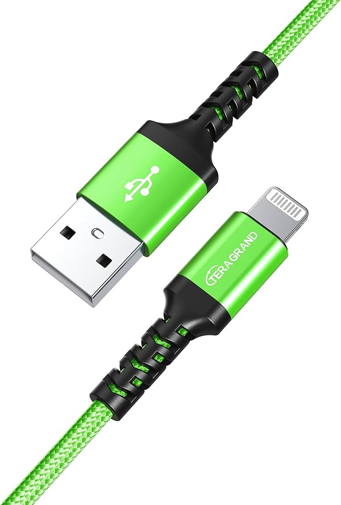 Amazon.com: Tera Grand - Apple C89 MFi Certified Lightning to USB