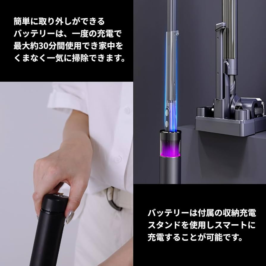 Amazon | 【スペシャルセット】SOUYI ブラックホール掃除機 コードレス