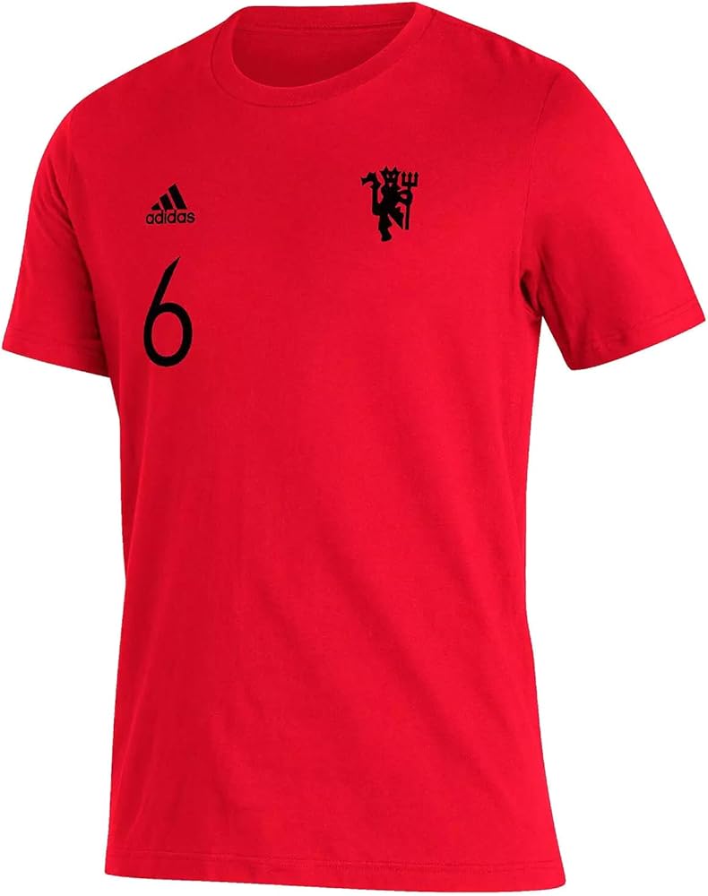 adidas Mens Paul Pogba MUFC- Manchester United Name & Number