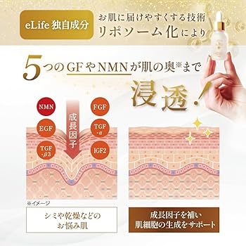 Amazon.co.jp: 美容液 エイジングケア NMN VITAL eL SERUM (バイタル