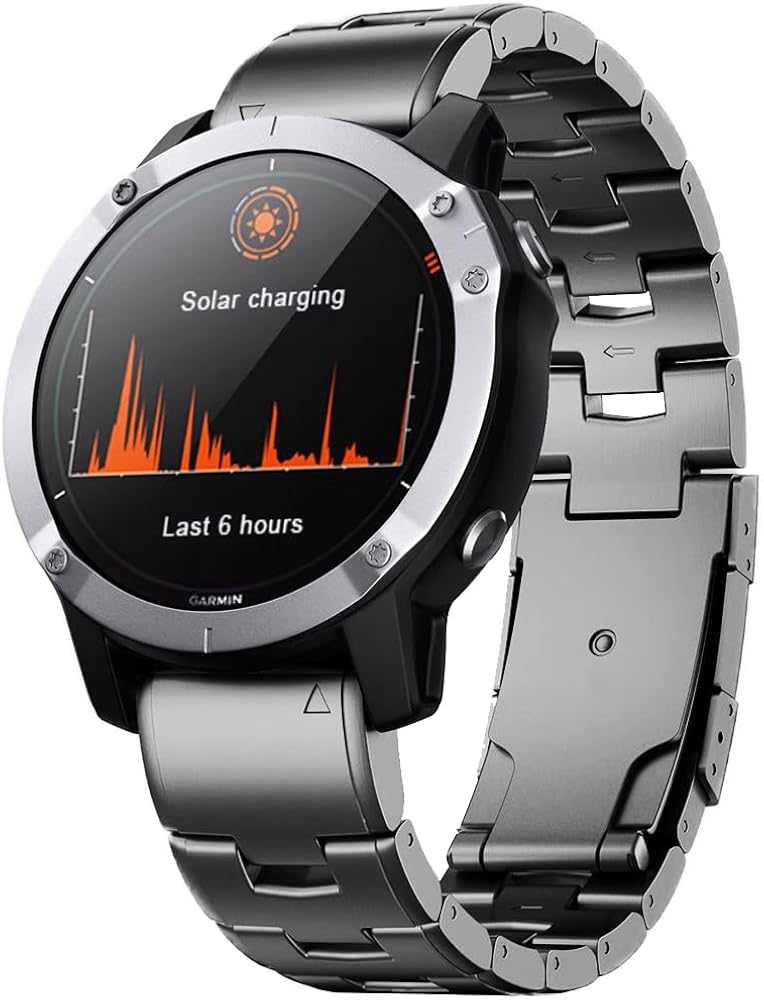 Amazon.co.jp: ガーミンチタンベルト チタンバンド ガーミン用 22mm