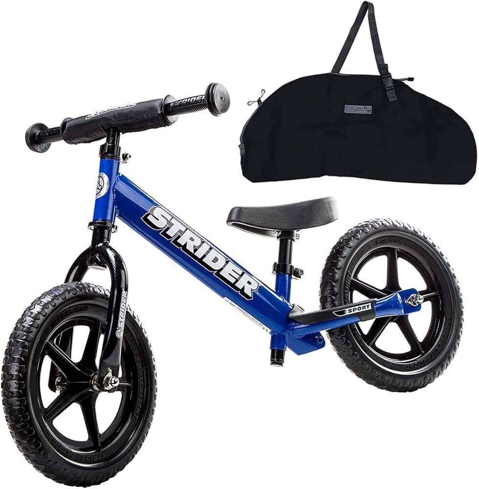 STRIDER ストライダー キャリーバッグ付きバランスバイク 青