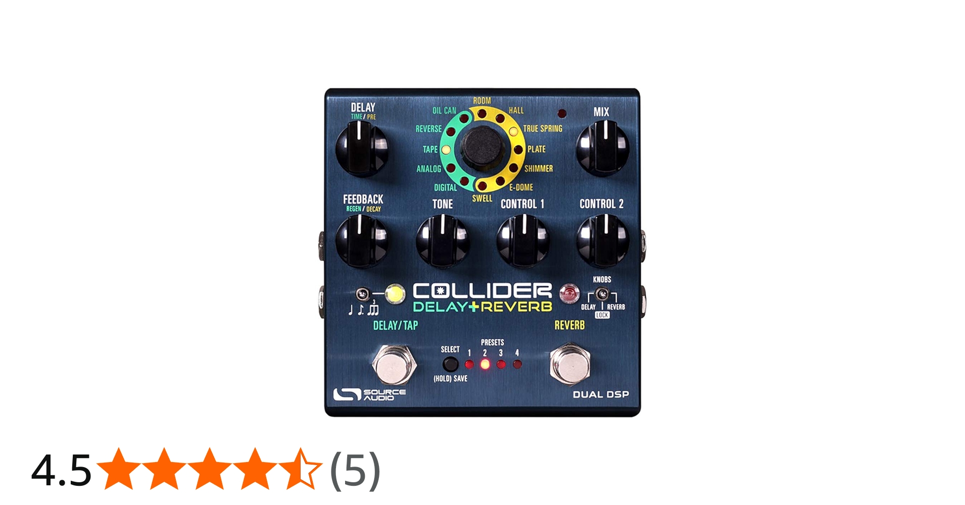 Amazon.co.jp: Source Audio SA263 COLLIDER Delay Reverb ディレイ