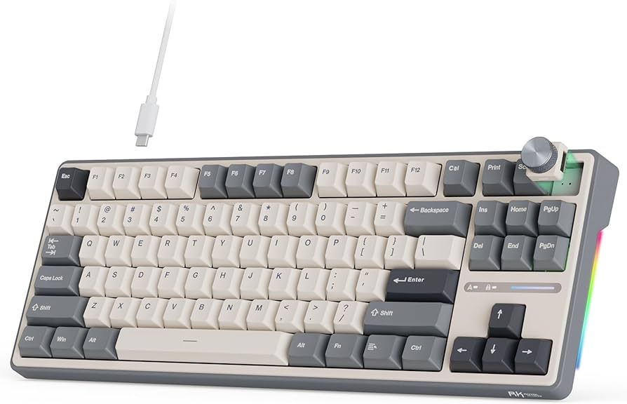 Amazon.com: RK ROYAL KLUDGE R87 Pro Wired Mechanical Keyboard with