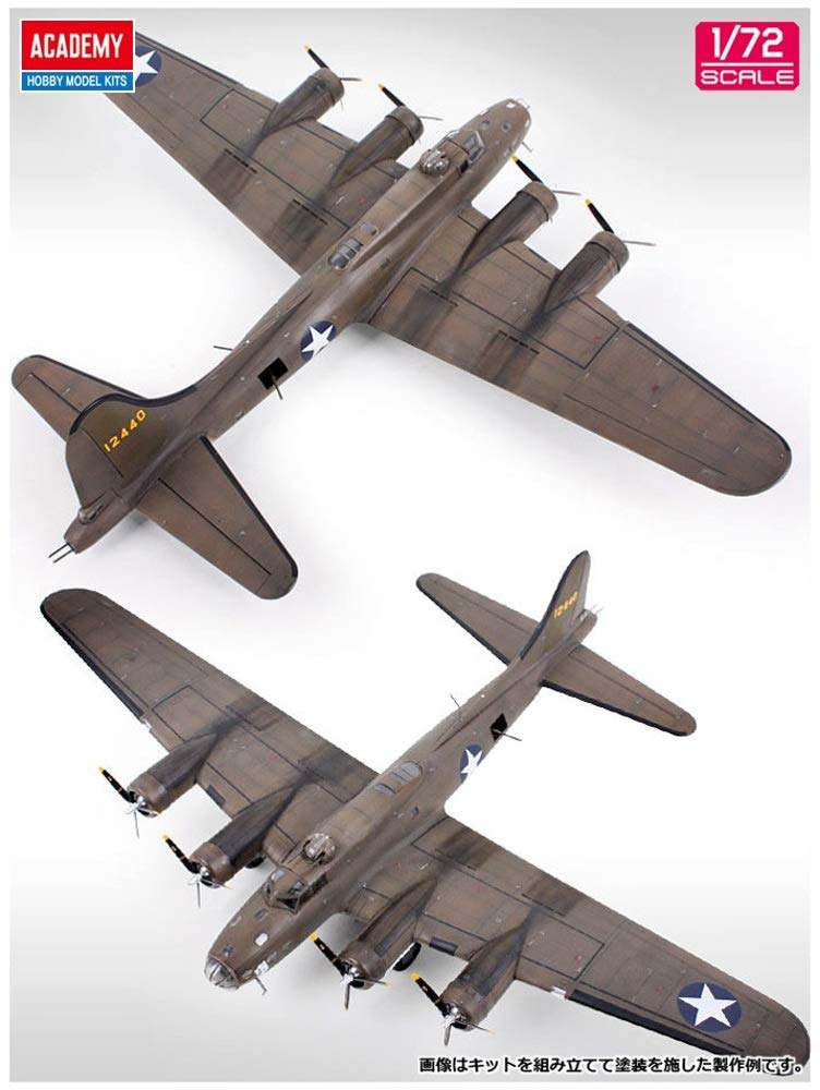 アカデミー米軍爆撃機B-17 3機 B-24 3機 プラモデル 1/72 アカデミー米