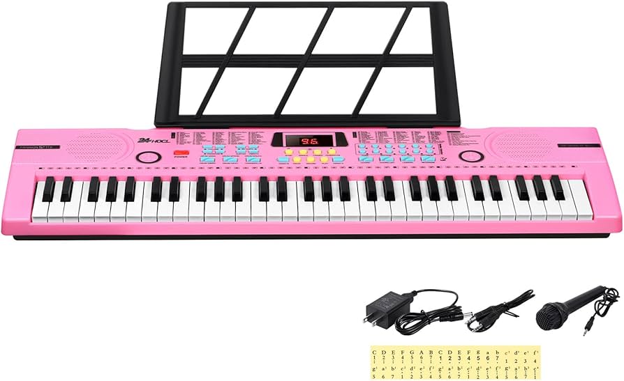 Amazon.com: 24HOCL 61 Keys Keyboard Piano, Kids Piano Keyboard
