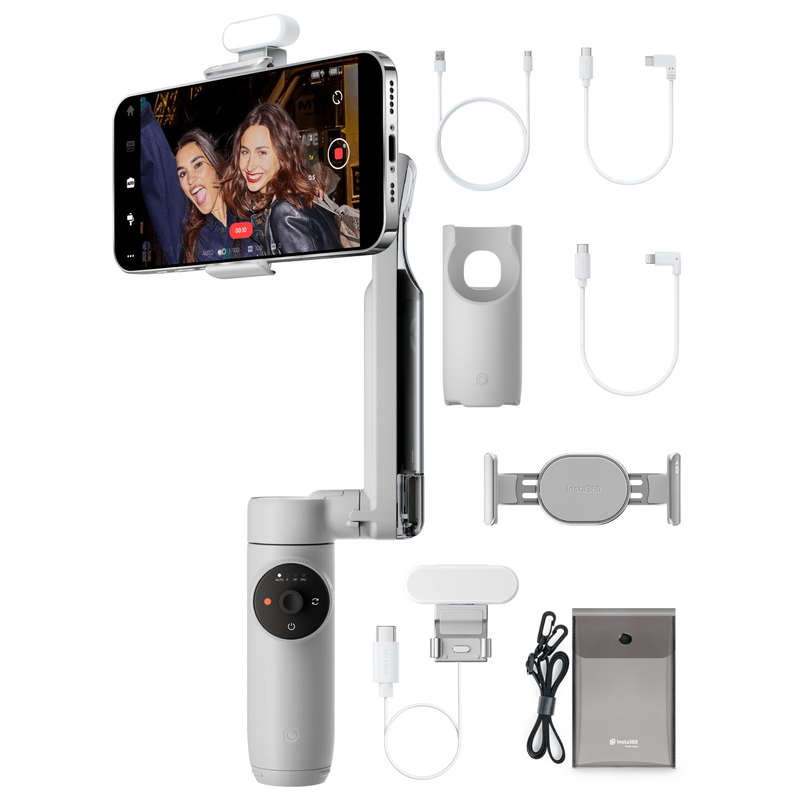 Amazon.com: Insta360 Flow Gimbal Stabilizer for Smartphone