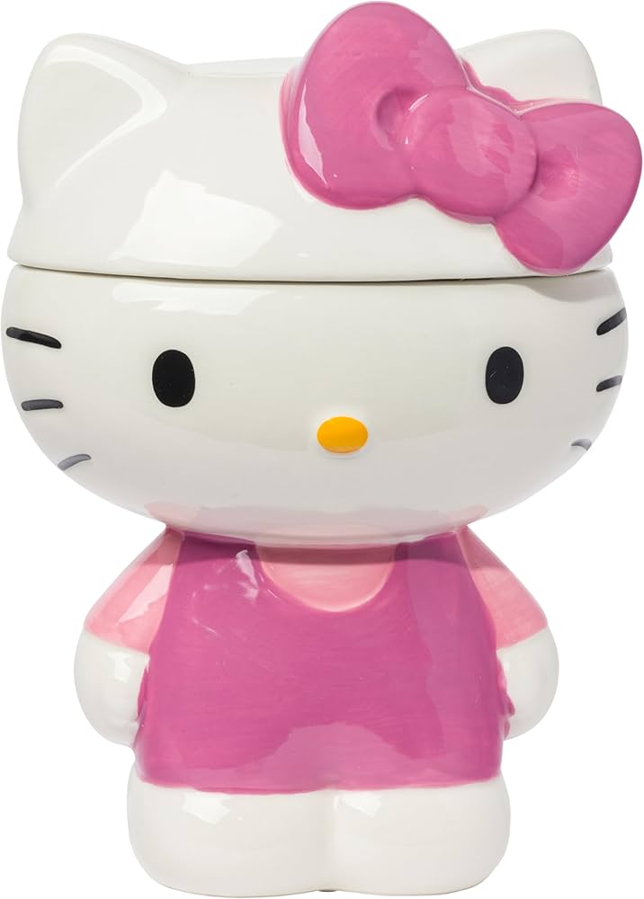 Amazon.com: Silver Buffalo Sanrio Hello Kitty 3D Sculpted Ceramic