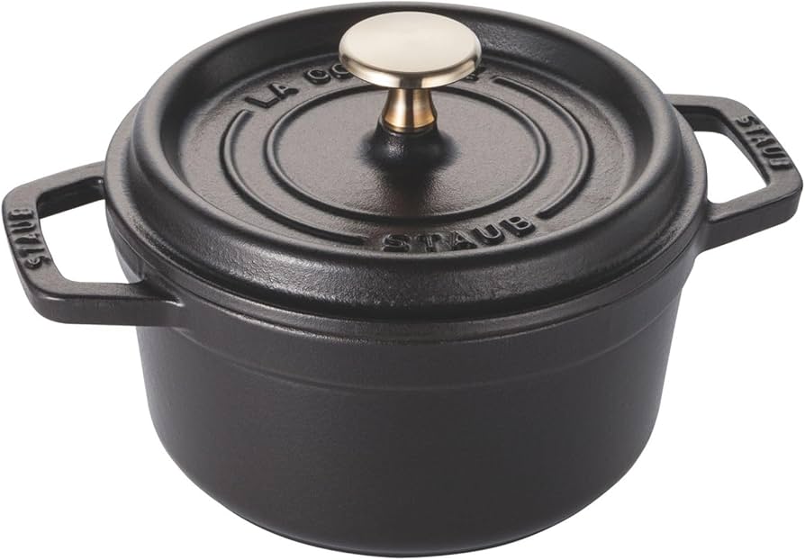 Amazon.co.jp: staub ストウブ 「 ピコ ココット ラウンド ブラック